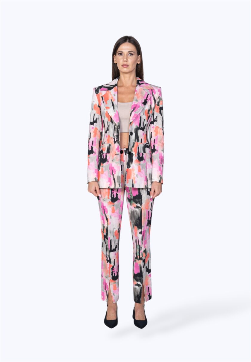 Garnitur damski PINK ABSTRACTION