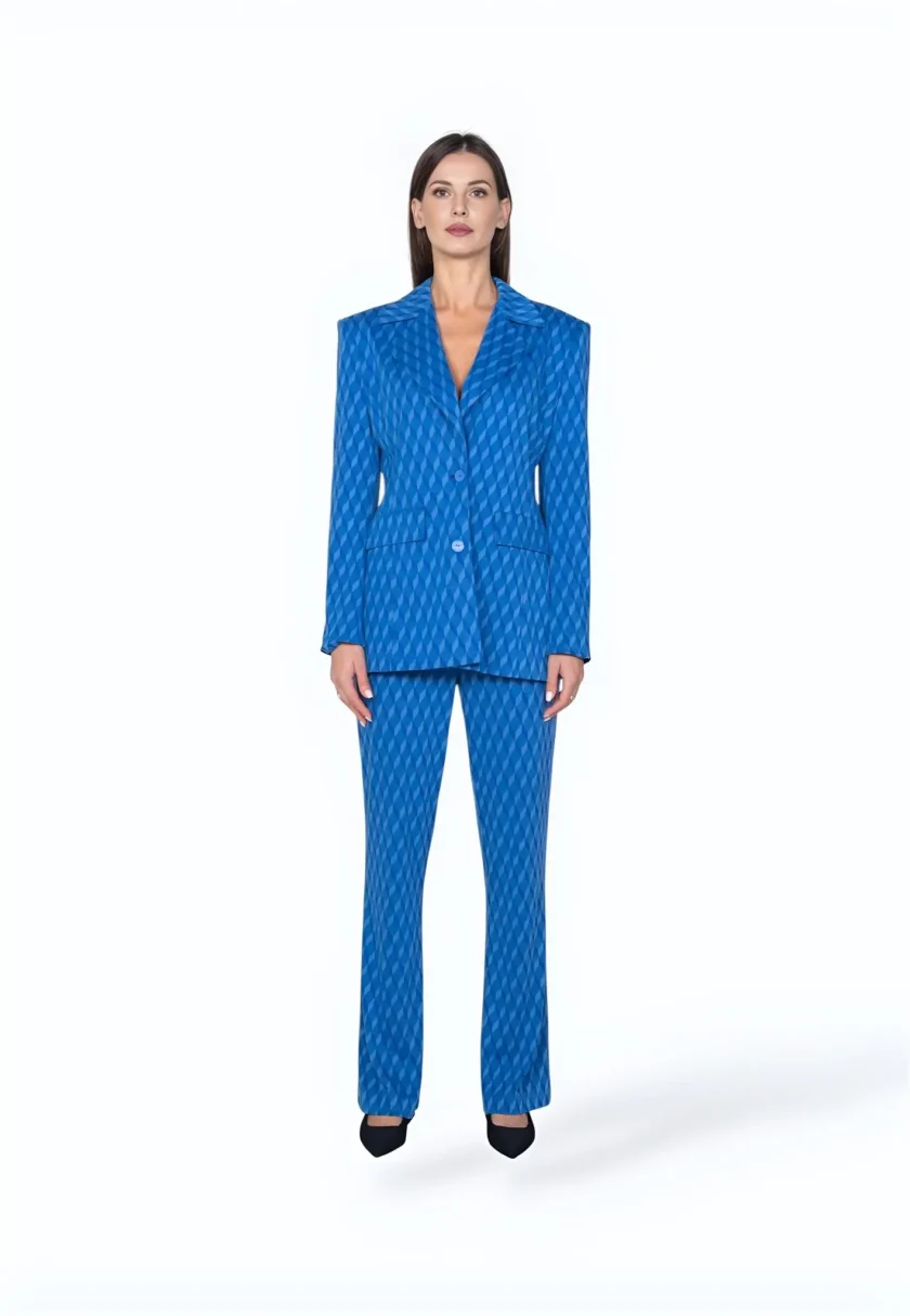 Garnitur damski BLUE CUBES