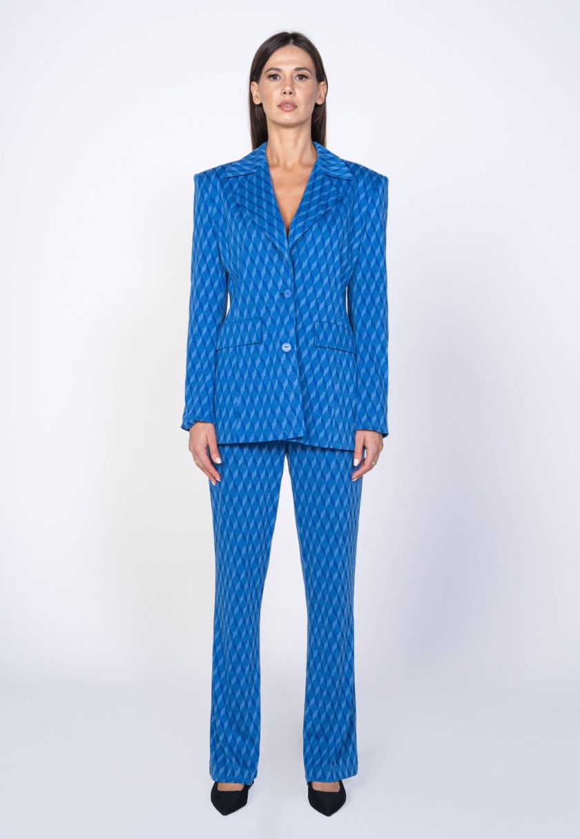 Garnitur damski BLUE CUBES
