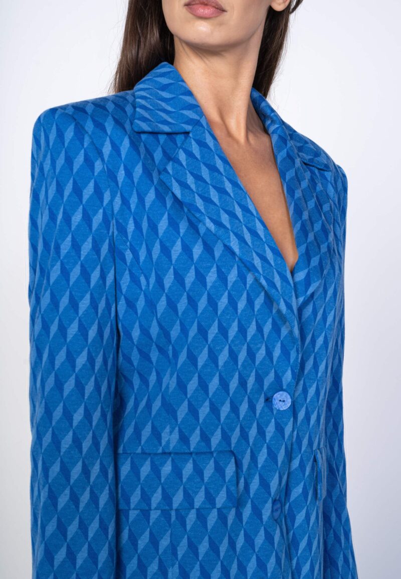 Garnitur damski BLUE CUBES - obrazek 4