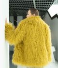 Żółte sztuczne futerko LIKE A DIVA - obrazek 6