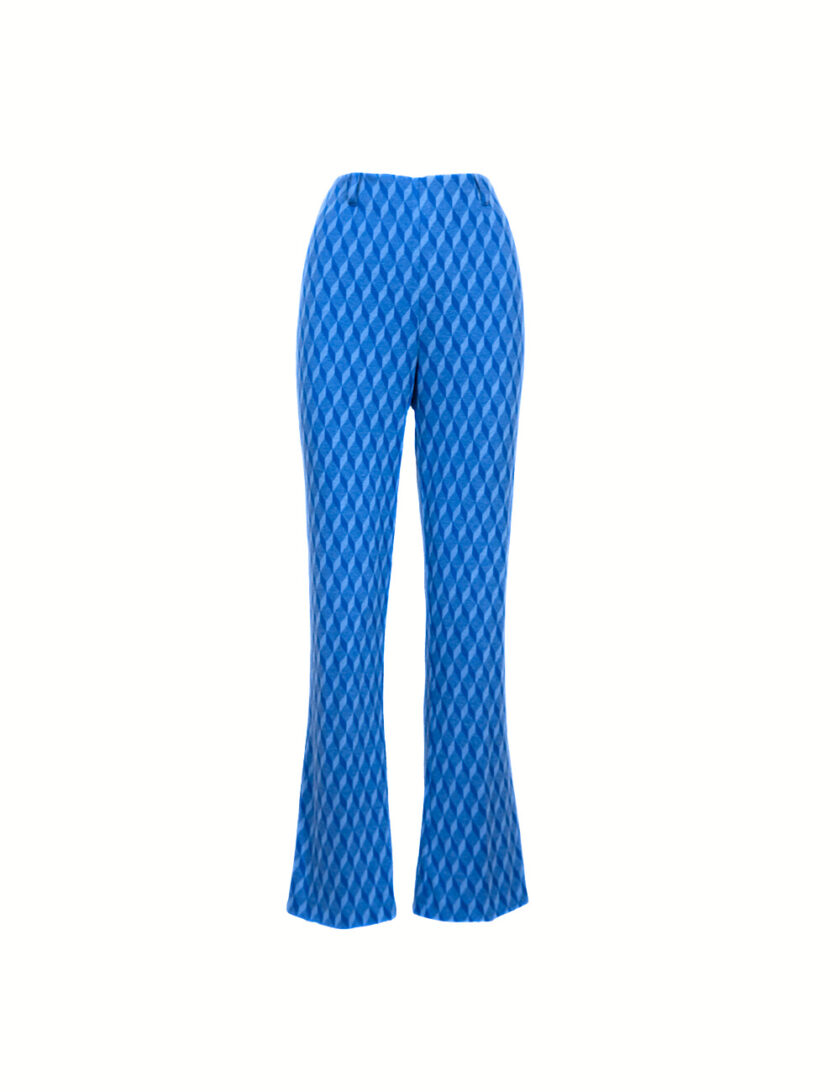 Spodnie damskie BLUE CUBES