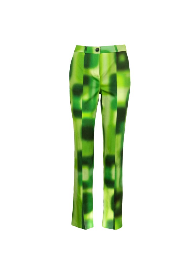 Zielone spodnie damskie GREEN FANGOR