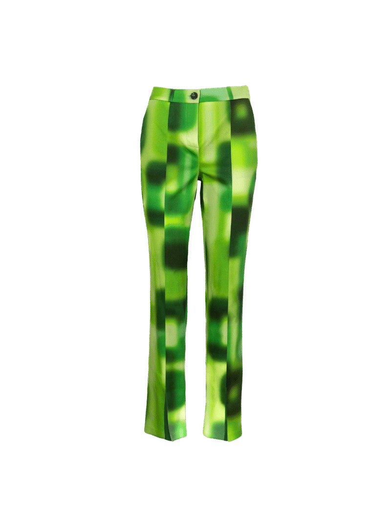 Zielone spodnie damskie GREEN FANGOR