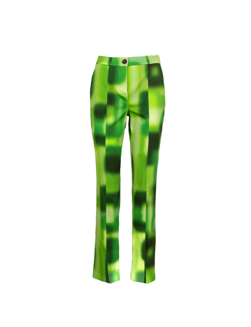 Zielone spodnie damskie GREEN FANGOR